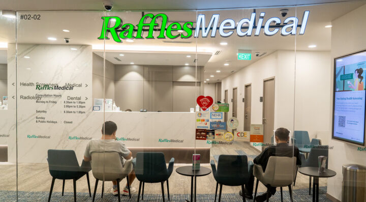 raffles medical at raffles place singapore land tower level 2